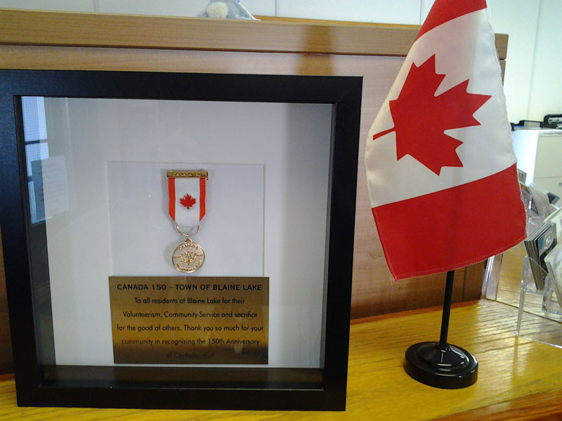 Blaine Lake Canada 150 Award